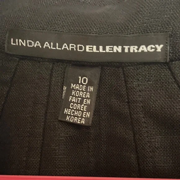 Vintage Linda Allard Ellen Tracy Classic Black Women's Blazer - Picture 2 of 11